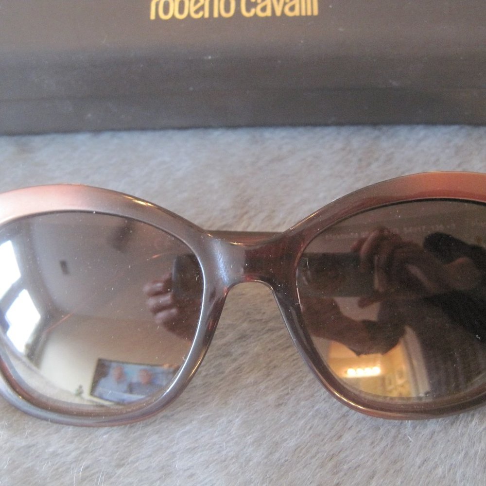 ROBERTO CAVALLI MEKBUDA 888S 83G BROWN SUNGLASSES